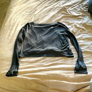 Athleta Long Sleeved Knotted Top